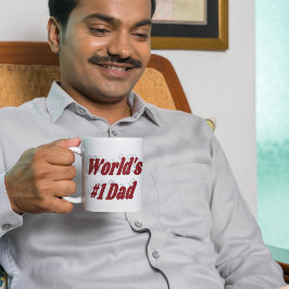 パパブルゴーニュハーフ文字 ジャンボコーヒーマグカップ