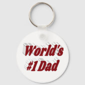 パパブルゴーニュ文字 キーホルダー (正面)