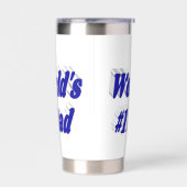 パパブルー文字ファーザーズ・デイ 保温保冷タンブラー (左面)