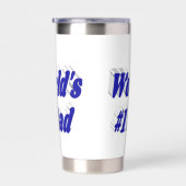 パパブルー文字ファーザーズ・デイ 保温保冷タンブラー (右面)