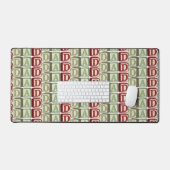 パパブロックパターンファーザーパパテーマ デスクマット (キーボード&マウス)