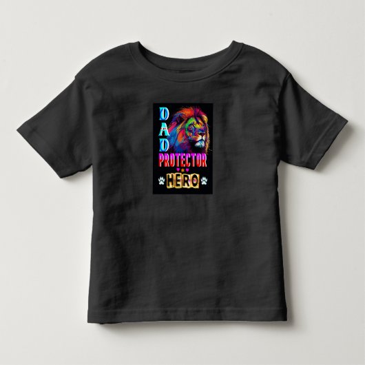 パパプロテクターヒーロー トドラーTシャツ (正面)