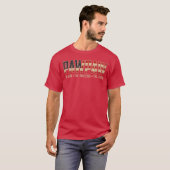 パパプロテクター英雄伝説アメリカ国旗パパお父さん Tシャツ (正面フル)