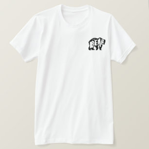 パパベアのシルエット 黒 Tシャツ