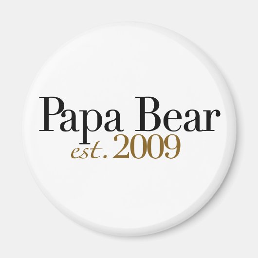 パパベアエスト2009 マグネット (正面)