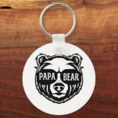 パパベアカサングラス父の日 キーホルダー (正面)
