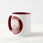 パパベアハンドドローイラストレーション マグカップ (正面左)