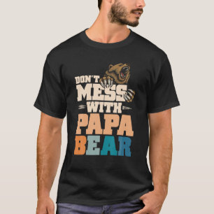 パパベアファミリー服でドントメスファーザーS D Tシャツ