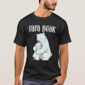 パパベアーファーザーデイポーラベアーハグ Tシャツ (正面)