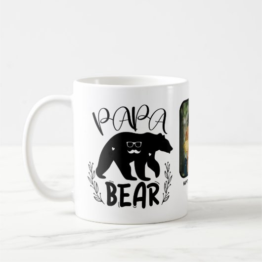 パパベアーフォトファーザーズの日 コーヒーマグカップ (左)