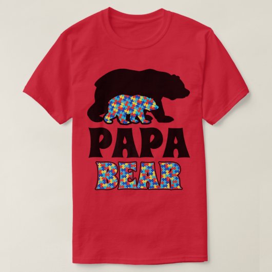 パパベア自閉症啓発プレミアム Tシャツ (デザイン正面)