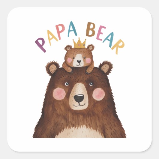 パパベア スクエアシール (正面)