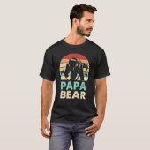 パパベア ダディベア 家族お揃い パパ用 Tシャツ (正面フル)