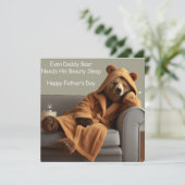 パパベア ビューティースリープ 父の日 カード (スタンド正面)