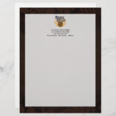 パパベア，ファーザーズデクールイヴィンテージルック レターヘッド (正面/裏面)