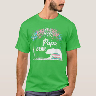 パパベアLGBTゲイプライド月経性虹 Tシャツ