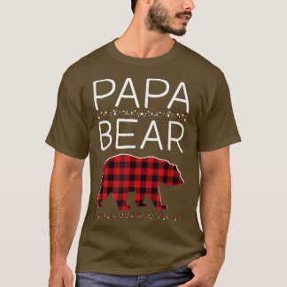 パパベクリスマスパジャマスマッチファミリープレイド Tシャツ