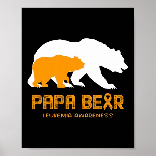 パパベサポート白血病認識度 ポスター (正面)