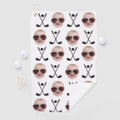 パパベビー用キッズフォト最高の顔パパBy Par ゴルフタオル (インサイチュ)