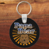 パパベファーザデーカッコいいヴィンテージルック キーホルダー (正面)