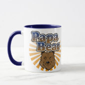 パパベファーザデーカッコいいヴィンテージルック マグカップ (左)