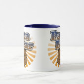 パパベファーザデーカッコいいヴィンテージルック マグカップ (中央)