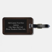 パパベファーザデーカッコいいヴィンテージルック ラゲッジタグ (裏面横)