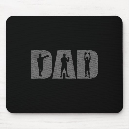 パパボクサーファーズデイボクシングラバーボックスギフトトレーニ マウスパッド (正面)