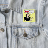 パパボタンより頭が切れるなお母さん 缶バッジ (インサイチュ)