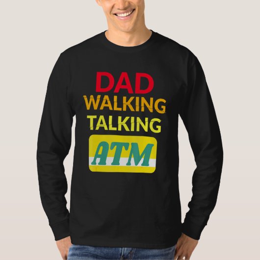 パパボディパパ歩く通話Atm Tシャツ (正面)