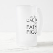 パパボドファーザー姿 フロストグラスビールジョッキ (正面右)