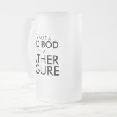 パパボドファーザー姿 フロストグラスビールジョッキ (正面左)