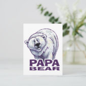 パパポーラベア ポストカード (スタンド正面)