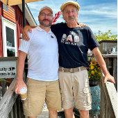 パパマイスカイヒーロータイポグラフィフォトコラージュカスタム Tシャツ