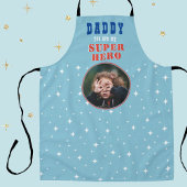 パパマイスーパーヒーローおもしろいフォトファーザーズ日 エプロン