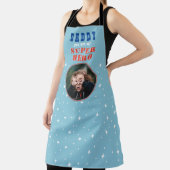 パパマイスーパーヒーローおもしろいフォトファーザーズ日 エプロン (インサイチュ)