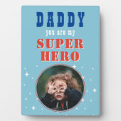 パパマイスーパーヒーローおもしろいフォトファーザーズ日 フォトプラーク (正面)