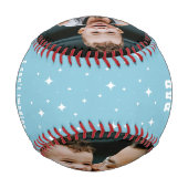 パパマイスーパーヒーロー父の日2フォトベースボール 野球ボール (裏面)