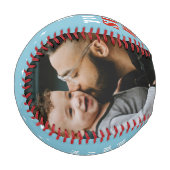 パパマイスーパーヒーロー父の日2フォトベースボール 野球ボール (正面左)