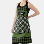 パパマカスタムママベアグリーンブラックバッファローチェック エプロン (インサイチュ)