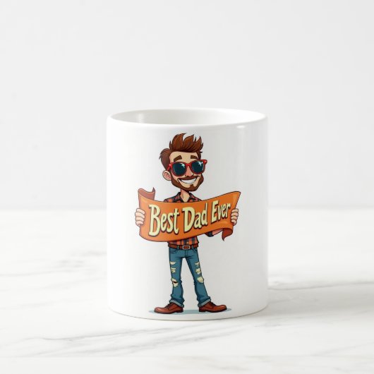 パパマグ☕おもしろいレトロ父の日贈り物 コーヒーマグカップ (中央)