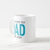 パパマグ、新パーソナライズされたしい父の贈り物に昇格 コーヒーマグカップ (正面左)