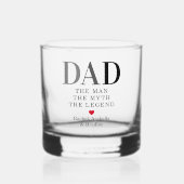 パパマン神話の伝説 ウイスキーグラス (正面)