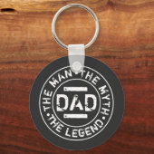 パパマン神話グランジ伝説スタンプ父の日T-Sh キーホルダー (正面)