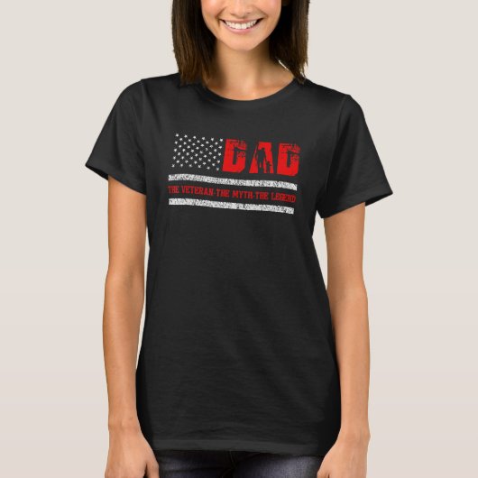 パパマン神話レジェンドアメリカ国旗 Tシャツ (正面)