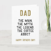 パパマン神話レジェンドコーヒー中毒おもしろい カード (正面)