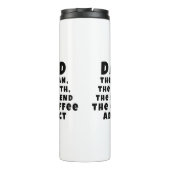 パパマン神話レジェンドコーヒー中毒おもしろい タンブラー (裏面)