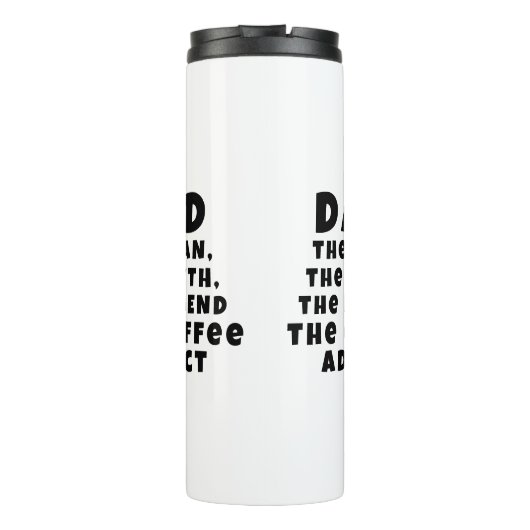 パパマン神話レジェンドコーヒー中毒おもしろい タンブラー (裏面)