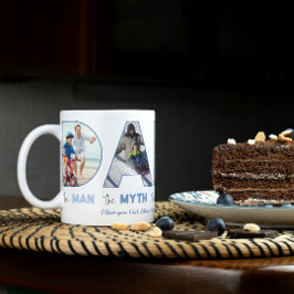 パパマン神話レジェンドフォト切り出しレター父の コーヒーマグカップ