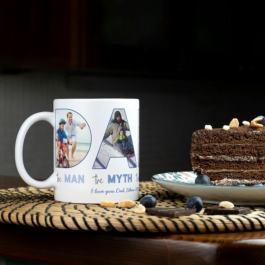 パパマン神話レジェンドフォト切り出しレター父の コーヒーマグカップ